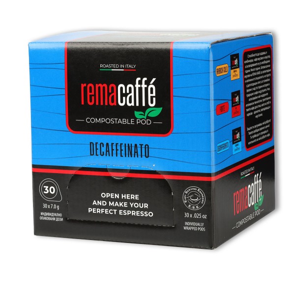 REMACAFFE Decaffeinato филтърни дози 30 бр.
